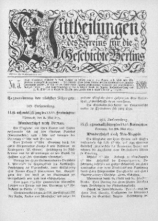 Tagesordnung der nächsten Sitzungen