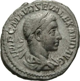 Denar des Severus Alexander aus dem Münzhort von Osterburken