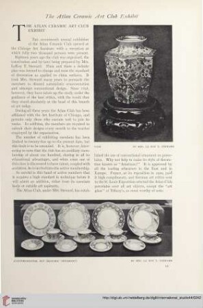 The Atlan Ceramic Art Club exhibit