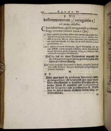 §. XVI. Instrumentorum recognitio vel jurata dissessio.