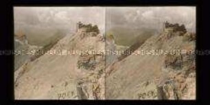 Blick zum Westgipfel mit Münchner Haus, Zugspitze