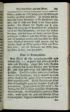 Das XI Kennzeichen. - Das XIII Kennzeichen.