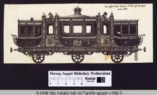 Königlicher Eisenbahnwagen.