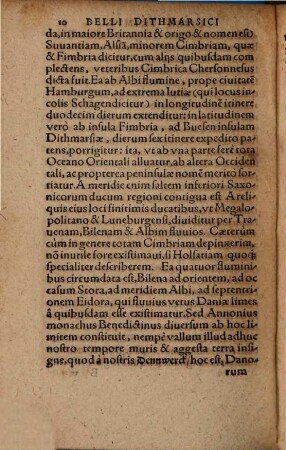 Christ. Cilicii Belli Dithmarsici ab inclyto Daniae rege Friderico II. et illustrissimis Holsatiae ducibus, Johanne et Adolpho fratribus, gesti, anno MDLIX vera descriptio