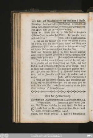 [III.] Von der Heilsordnung.