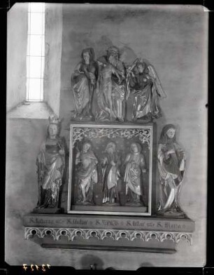 evangelische Pfarrkirche; Heilige an der Südwand innen
