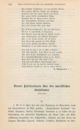 520-535 Neuere Publikationen über den marxistischen Sozialismus : Schluß