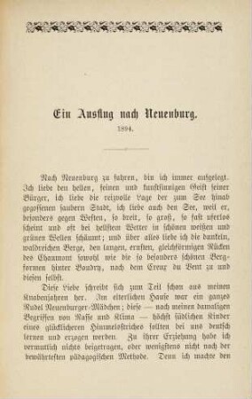 185-199, Ein Ausflug nach Neuenburg