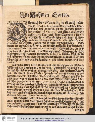 Im Namen Gottes