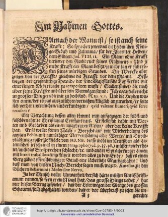 Im Namen Gottes