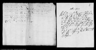 Erfurter Hofkommission wegen der Untersuchungssache zu Johann Gottfried von Spoenla