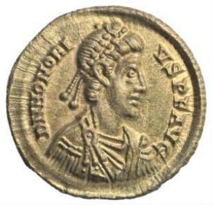 Fundmünze, Solidus, 395 - 402 n. Chr.