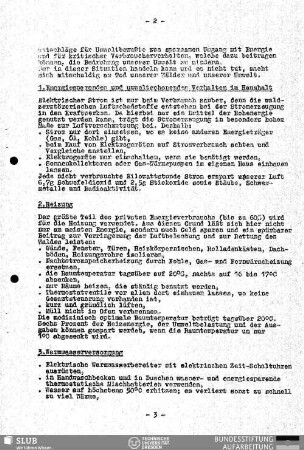 Ratschläge für Umweltbewußte
