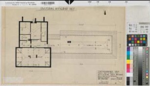Soest, Amtsgericht, Dachgeschoss, Grundriss, Bestandszeichnung