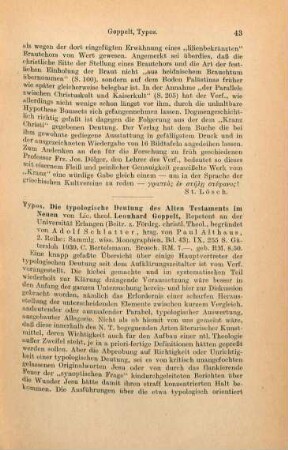 43-44 [Rezension] Goppelt, Leonhard, Typos
