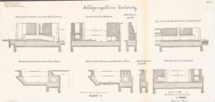 Schleppzugschleuse, Groschowitz: Schnitte 1:100