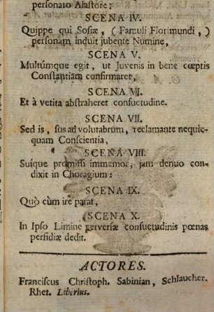 Florimundus, Inconstantiae Iuvenilis Exemplum : In Scenam datus, cum ... Joannes Franciscus L. Baro de Rummell ... Praefectus Minoris Congregationis Acad. B. V. Mariae Purificatae promulgaretur Ingolstadii In Conventu Ordinario 25. Maii A. 1727