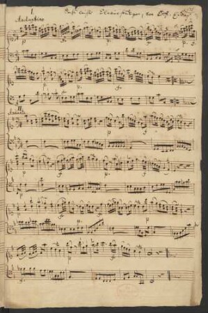 Andantino; clavier; C-Dur; H 249; Wq 116.23