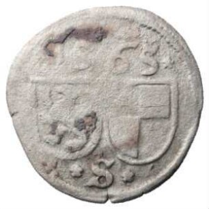 Fundmünze, Dreier (NZ), 1/84 Taler, 1565