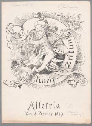 Allotria : Kneipzeitung. [3]. 1879