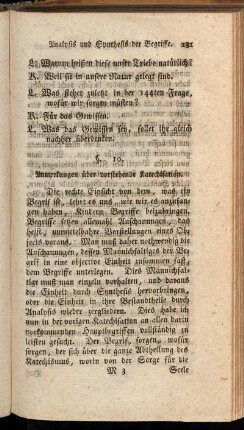 §. 10. Anmerkungen über vorstehende Katechisation.