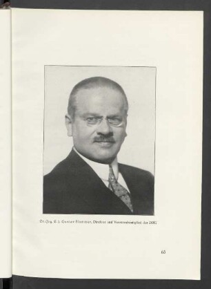 Dr.-Ing. E. h. Gustav Hammer, Direktor und Vorstandsmitglied der DRG