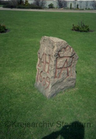 Husum (Kreis Nordfriesland): Grenzstein