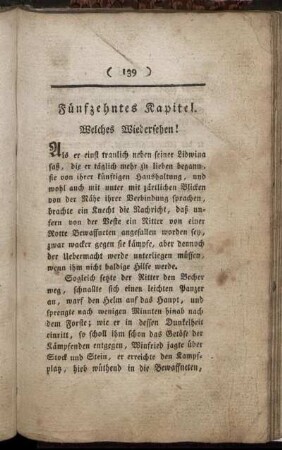 Fünfzehntes Kapitel. Welches Wiedersehen!