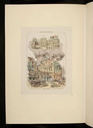 Avant et aprés l'incendie 1871