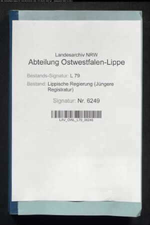 Wahl der bürgerlichen Mitglieder der Ersatzbehörden, Band 1