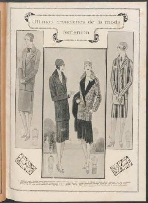 Últimas creaciones de la moda femenina