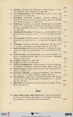 Zinn (Nr. 36-94)