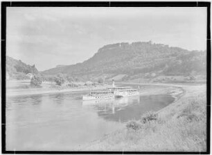 Festung Königstein mit Schiff
