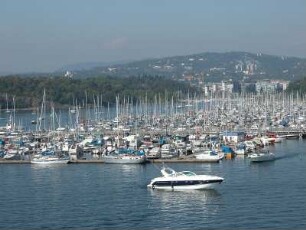 Oslo - Yachthafen : Yachthafen. Aufgenommen in Oslo im September 2004