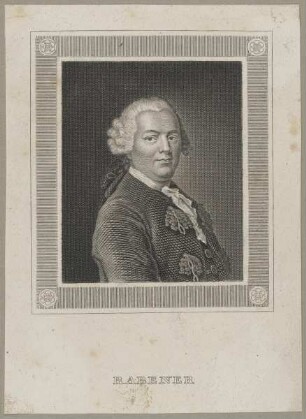Bildnis des Gottlieb Rabener