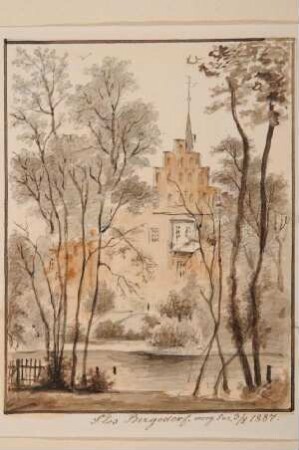 Slos Bergedorf. morg. 5 ur 3/8 1887.
