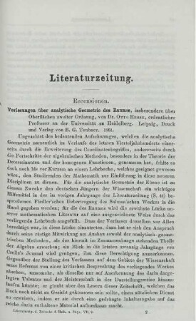 Literaturzeitung.
