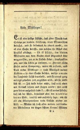 Liebe Mitbürger!