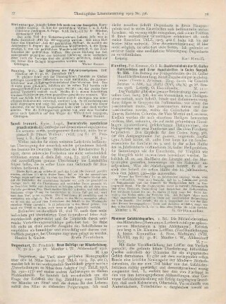 78-79 [Rezension] Löffler, Klemens, Mindener Geschichtsquellen. 1. Bd.: Die Bischofschroniken des Mittelalters