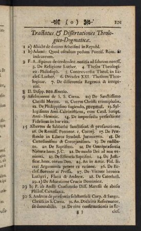 101-186, Tractatus & Dissertationes Theologico-Dogmaticae