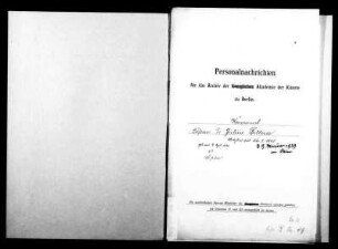 Bittner, Julius - Komponist 1925 - Januar - 22