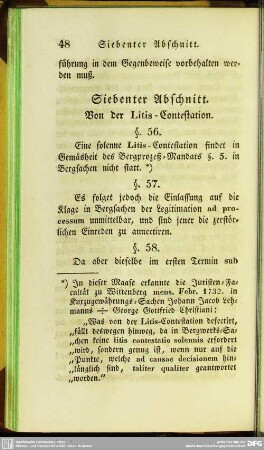Siebenter Abschnitt. Von der Litis-Contestation
