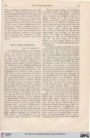 Aus dem Wiener Künstlerhause