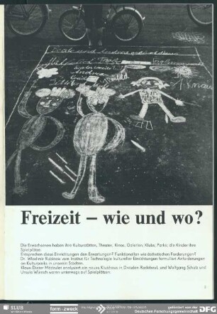 Freizeit – wie und wo? : Freizeit