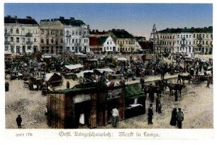 Serie Nr. 17/2: Oestl. Kriegsschauplatz: Markt in Lomza