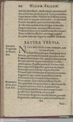 Satyra Tertia
