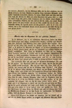 Aufwärts : ein protestantisches Wochenblatt zur religiösen Bildung des Geistes und Herzens. 2. [ca. 1830]