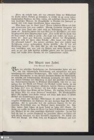 Der Abgott von Zadel