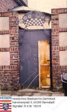Darmstadt, Mathildenhöhe / Jugendstil-Tür