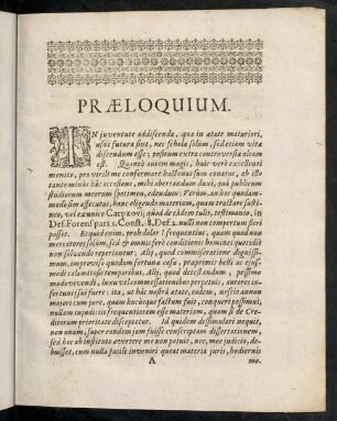 Praeloquium